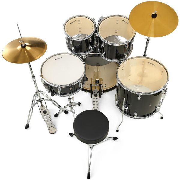 Millenium Focus 22 Drum Set Black