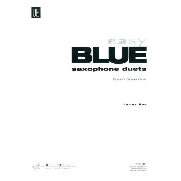 Universal Edition Easy Blue Saxophone Duets