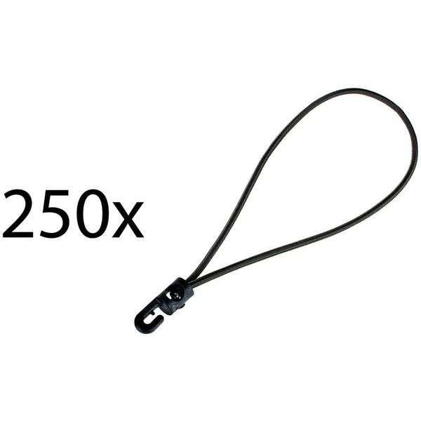 Stairville Spannfix  4mm Black 250 pcs.