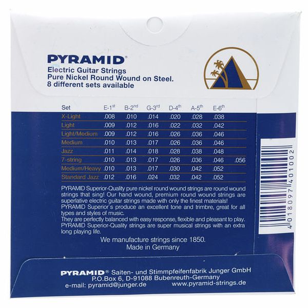 Pyramid Electric Strings 009-042
