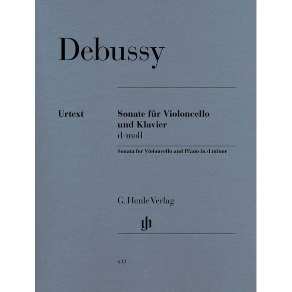 Henle Verlag Debussy Cellosonate d-moll