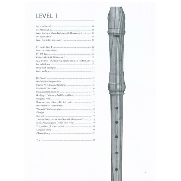 Schott Blockflöte Spielen Hobby 1 Alt