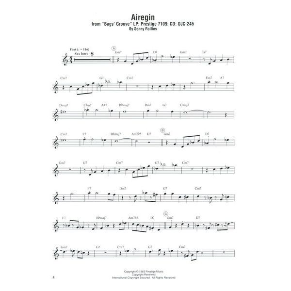 Hal Leonard Miles Davis Omnibook Bb