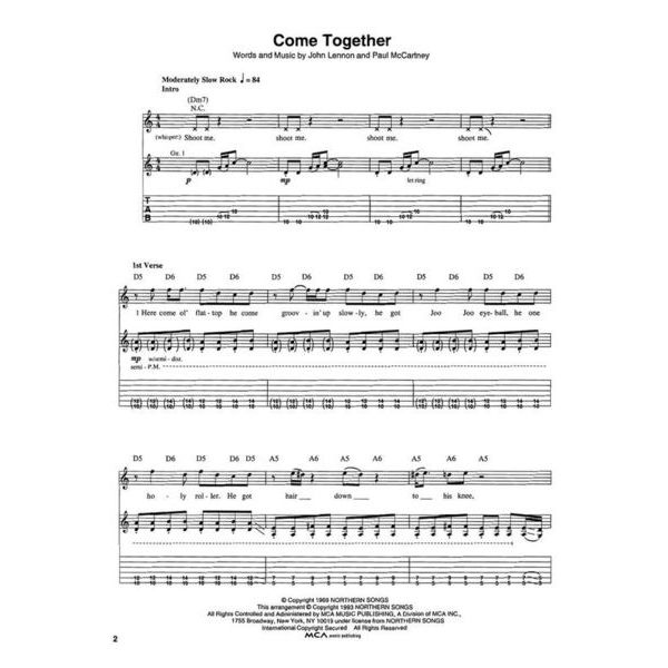 Hal Leonard Beatles Abbey Road