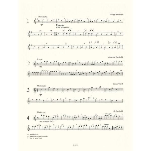 Editio Musica Budapest Ausgewhlte Etüden Flute 1