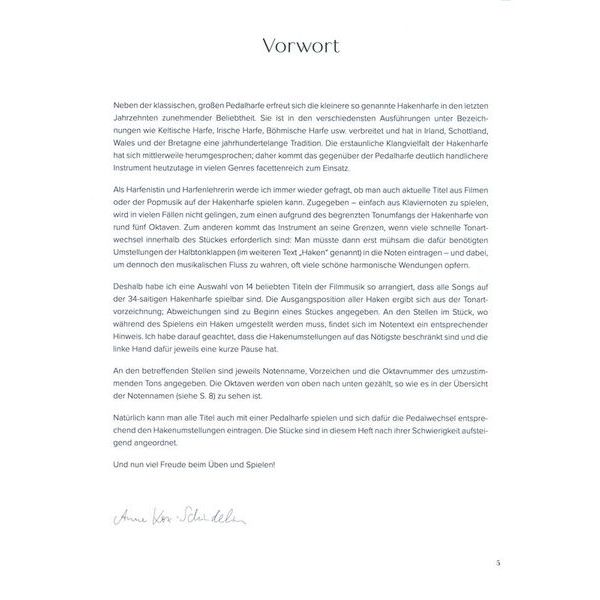 De Haske Film Tunes for Harp