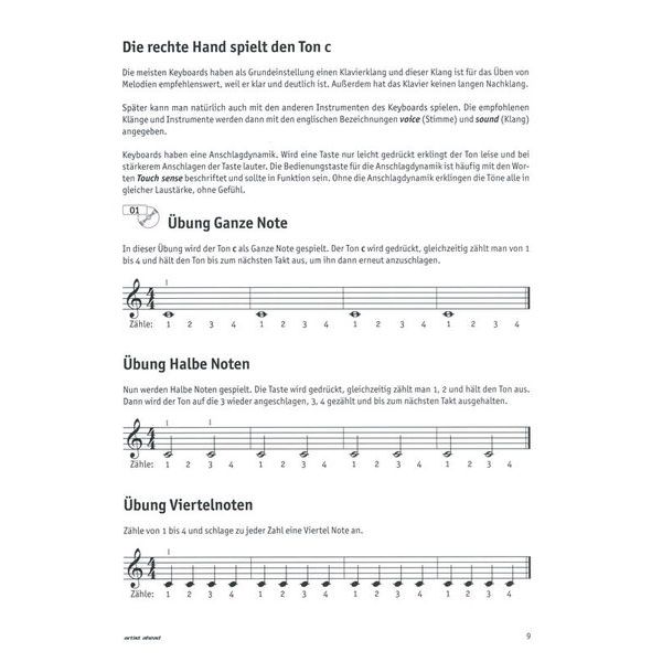 Artist Ahead Musikverlag Meine erste Keyboardschule