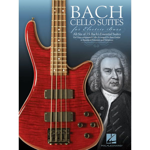 Hal Leonard Bach Cello Suites Bass Guitar