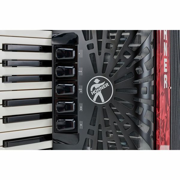 Hohner Bravo III 72 Red silent key