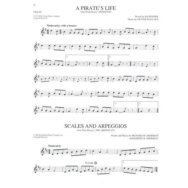 Hal Leonard The Big Book Of Disney Violin