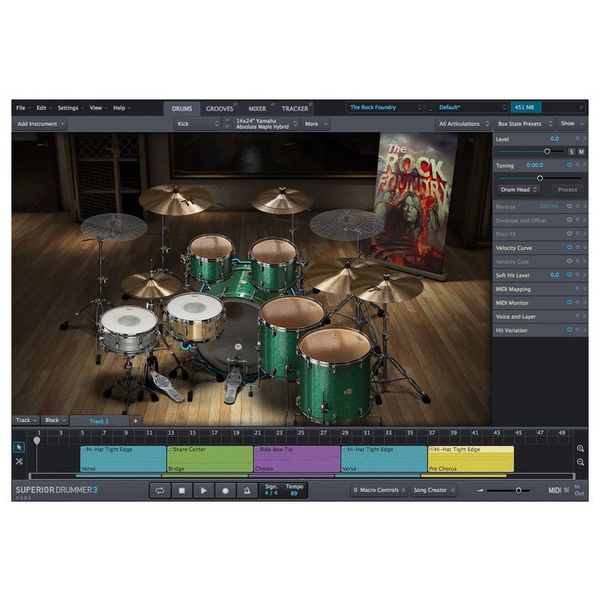 Toontrack SDX The Rock Foundry