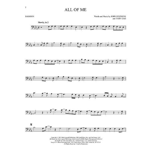 Hal Leonard First 50 Songs Bassoon