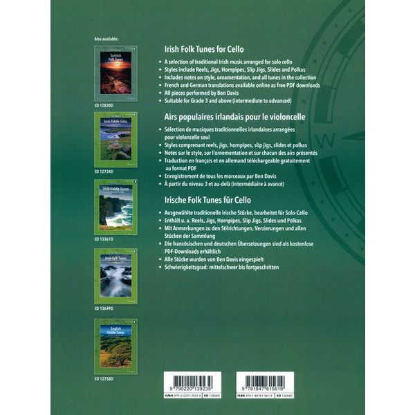 Schott Irish Folk Tunes for Cello