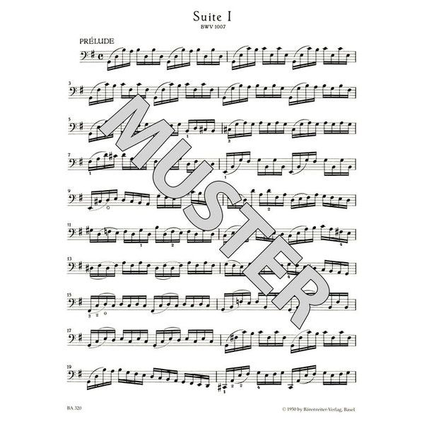 Brenreiter Bach Sechs Suiten BWV1007-1012