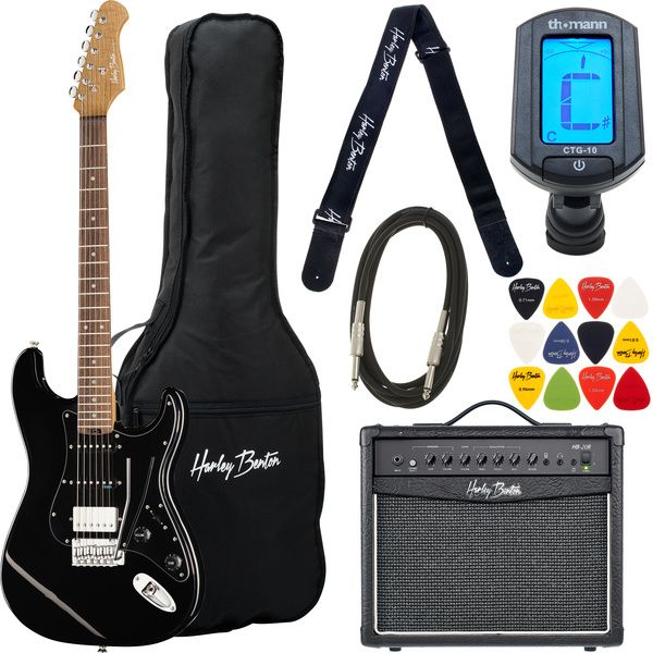Harley Benton ST-Modern Plus HSS BK Set