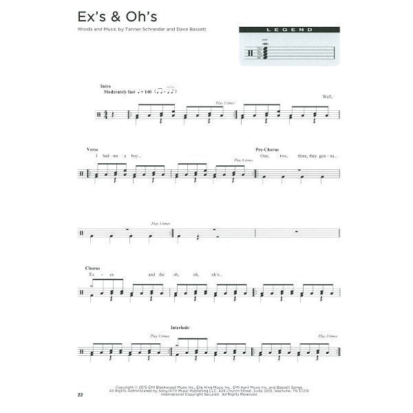 Hal Leonard Drum Chart Hits