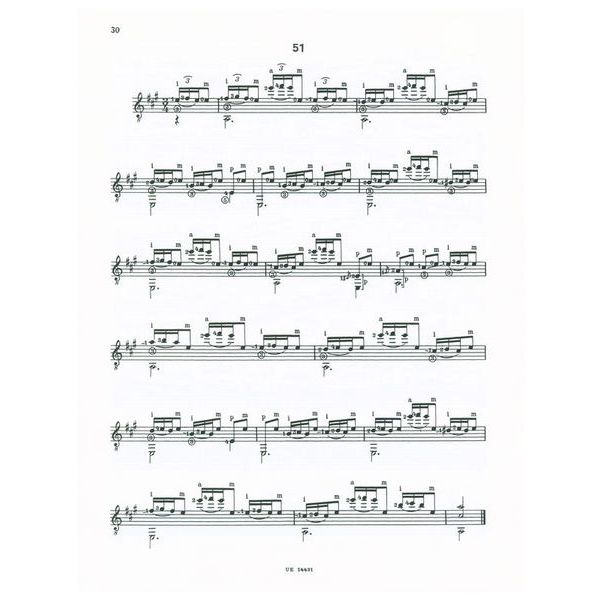 Universal Edition Tárrega Technische Studien