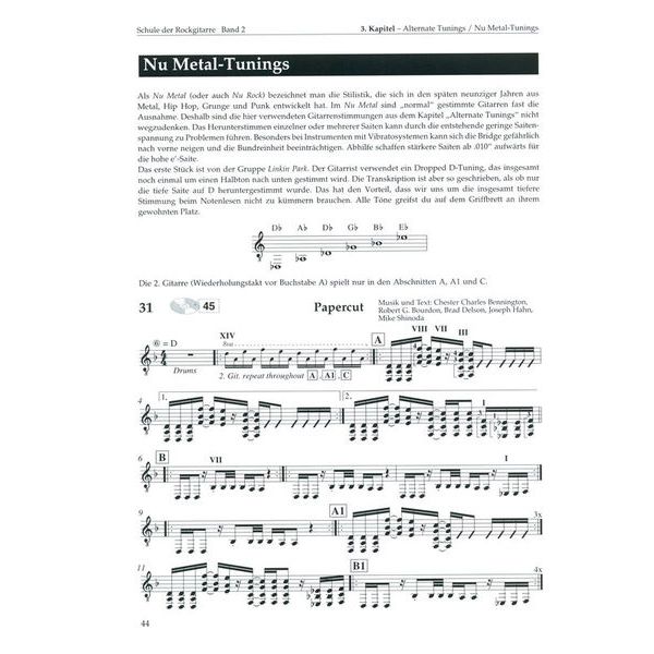 Weinberger Musikverlag Schule der Rockgitarre 2