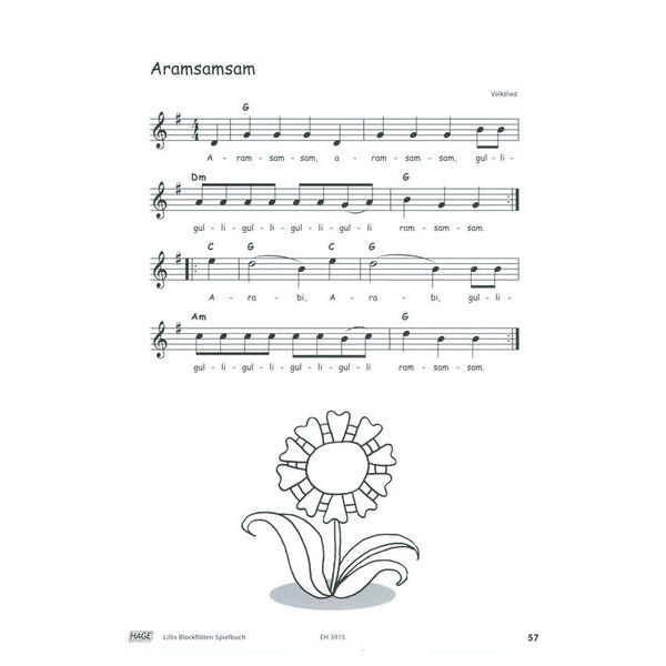 Hage Musikverlag Lillis Blockflöten Spielbuch