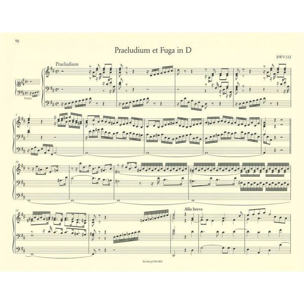 Breitkopf & Hrtel Bach Smtliche Orgelwerke 1