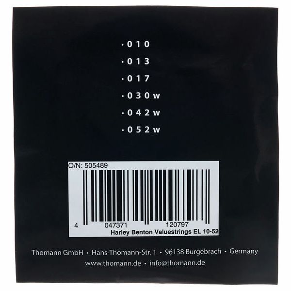 Harley Benton Valuestrings EL 10-52