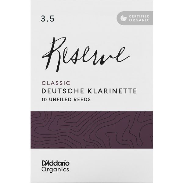 DAddario Woodwinds Organic Reserve Cl. D-CLAR 3.5
