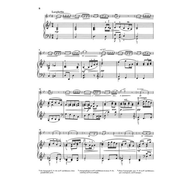 Henle Verlag Dvorak Sonatine Violin G-Dur