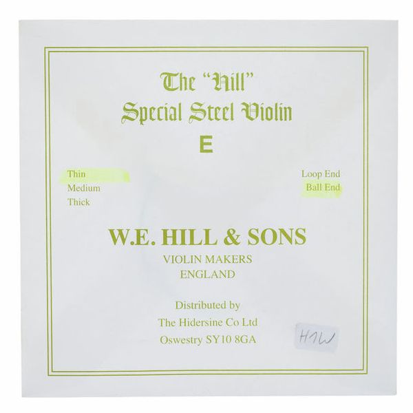 W.E. Hill & Sons E-String 4/4 Soft BE