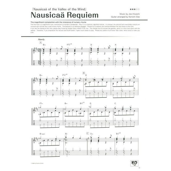 Yamaha Music Entertainment  Studio Ghibli Songs Guitar 2