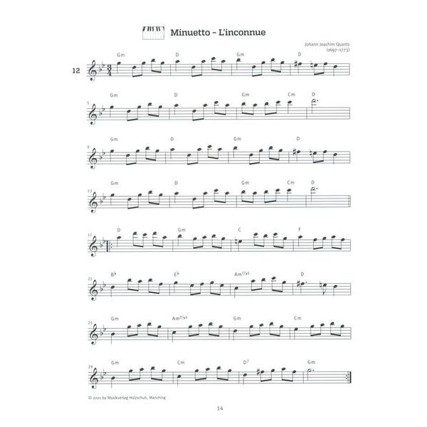 Holzschuh Verlag Schule for Altblockflöte 2