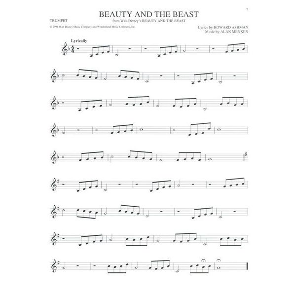 Hal Leonard Big Book Of Disney Trumpet