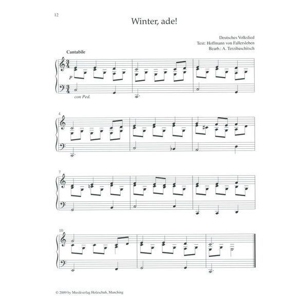 Holzschuh Verlag Klavierspiel im Duett