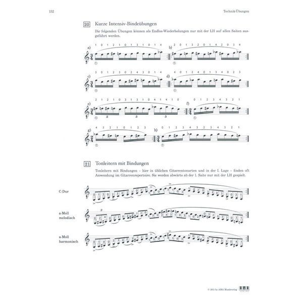 AMA Verlag Technik Moderne Konzertgitarre
