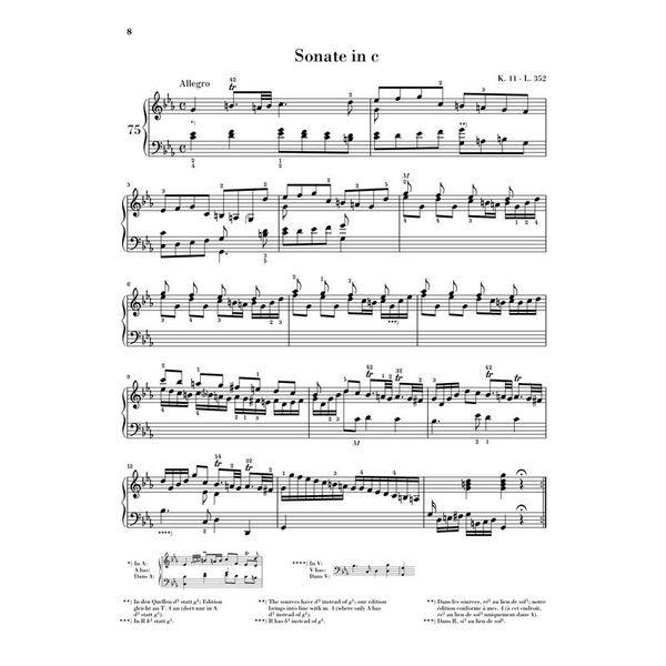 Henle Verlag Scarlatti Klaviersonaten IV