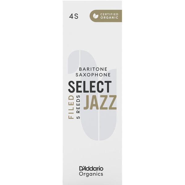 DAddario Woodwinds Organic Sel. Jazz Filed BAR 4S