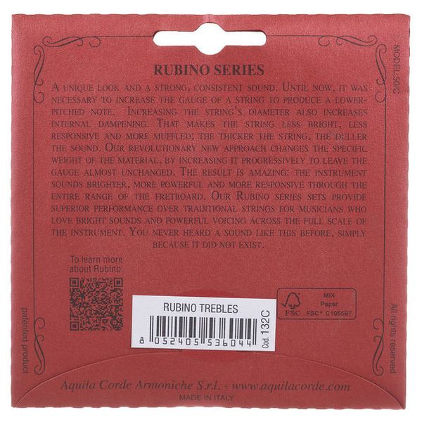 Aquila 132C Rubino Classical