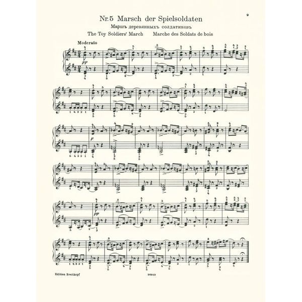 Breitkopf & Hrtel Tschaikowsky Kinderalbum