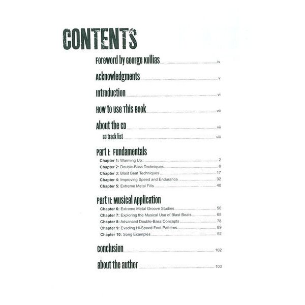 Hal Leonard Extreme Metal Drumming