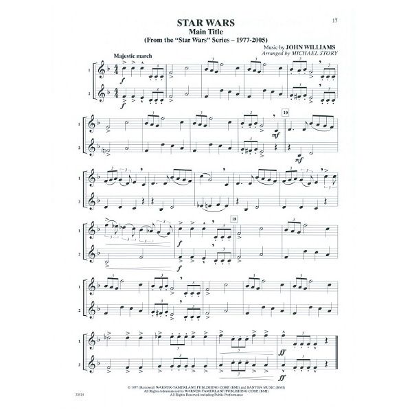 Alfred Music Publishing Movie Duets For All Clarinet