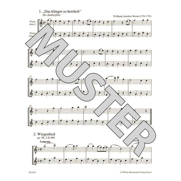 Brenreiter Classic Hits 2 Altblockflöten