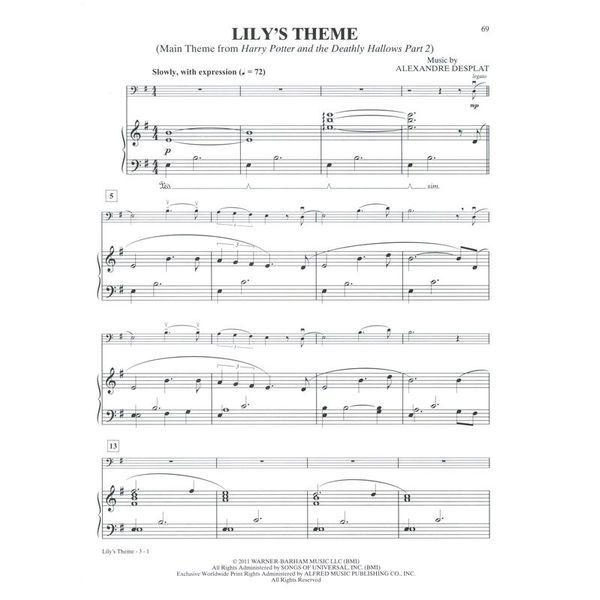 Alfred Music Publishing Harry Potter Complete Cello