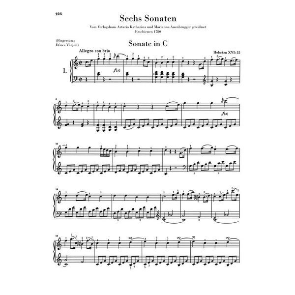 Henle Verlag Haydn Klaviersonaten 2