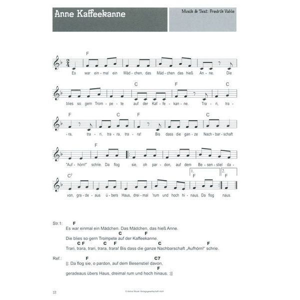 Bosworth 100 Kinderlieder Blockflöte