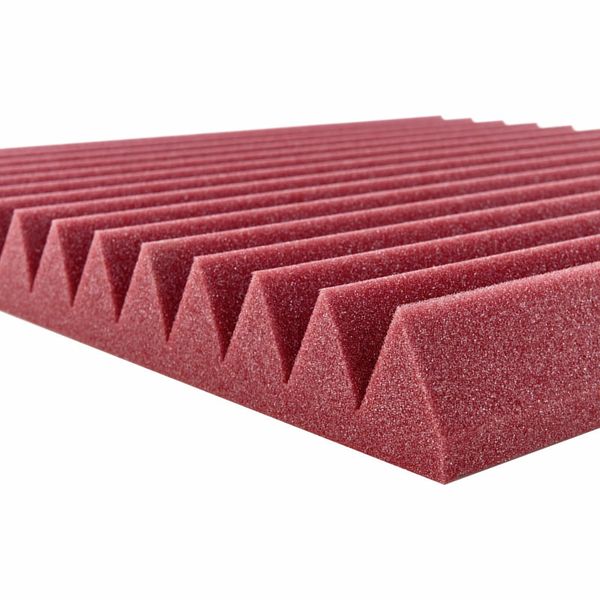 Auralex Acoustics 2" Studiofoam Wedges Burgundy