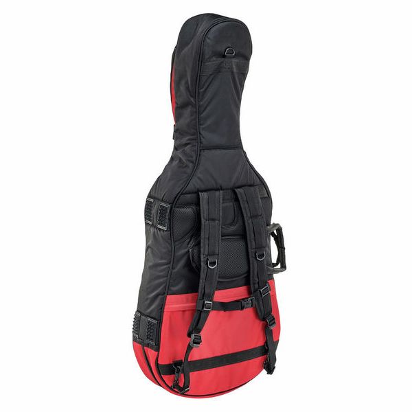 Roth & Junius CSB-01 1/4 BK/RD Cello Bag