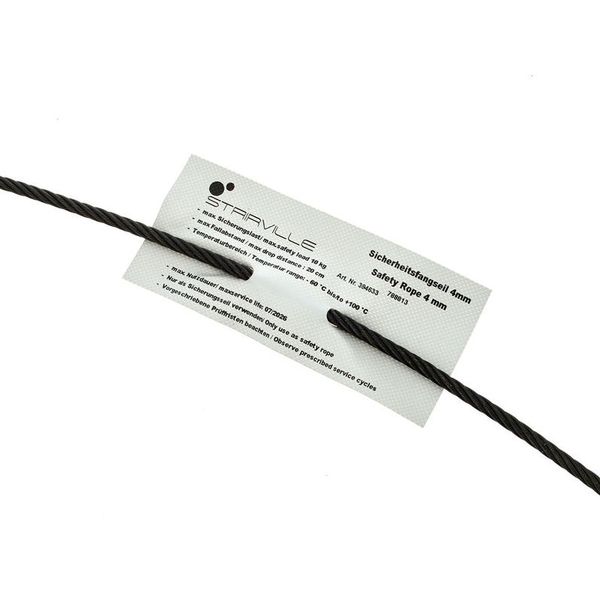 Stairville Safety Set 80cm/4mm Bk 10pcs