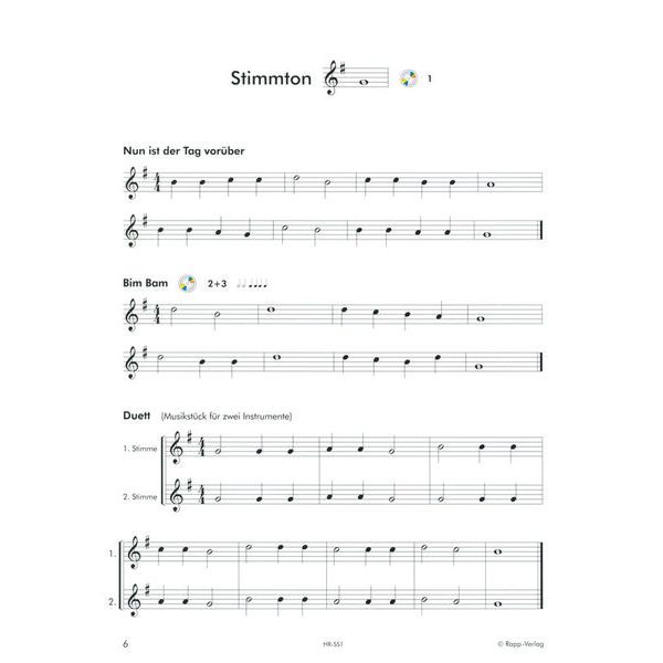 Horst Rapp Verlag Saxophon Lernen mit Spa 1