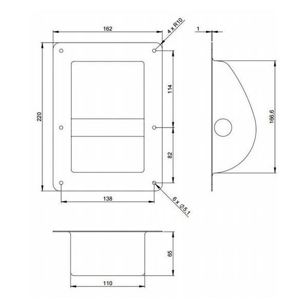 Adam Hall 3402 Bar Handle