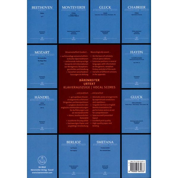 Brenreiter Opera Kaleidoscope for Soprano