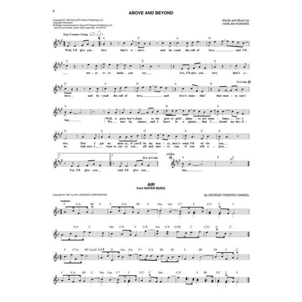 Hal Leonard Wedding & Love Fake Book